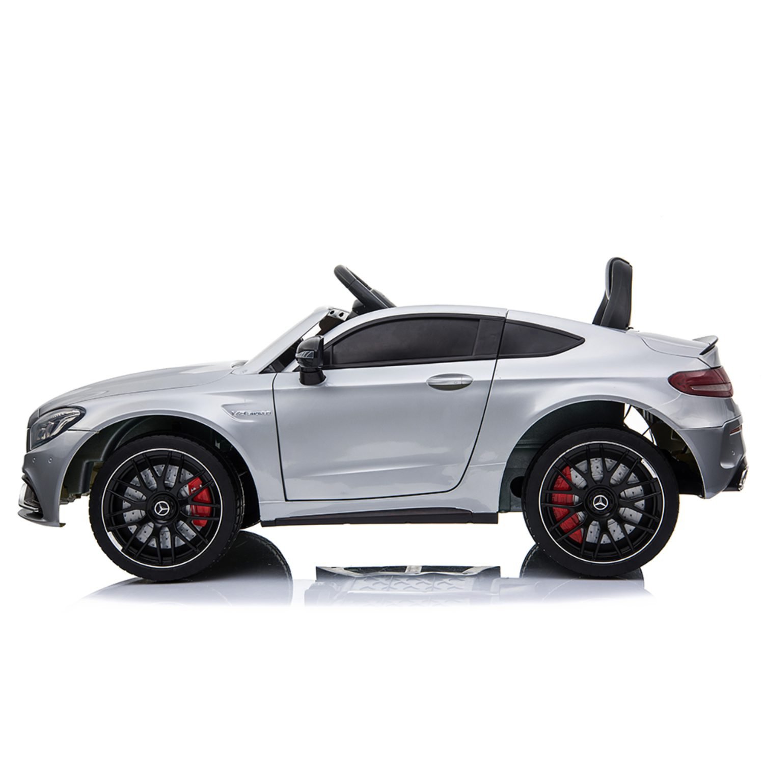 Лицензирана акумулаторна кола Mercedes C63, 80W, 12V7Ah, R/C 2.4G, EVA гуми - Image 4