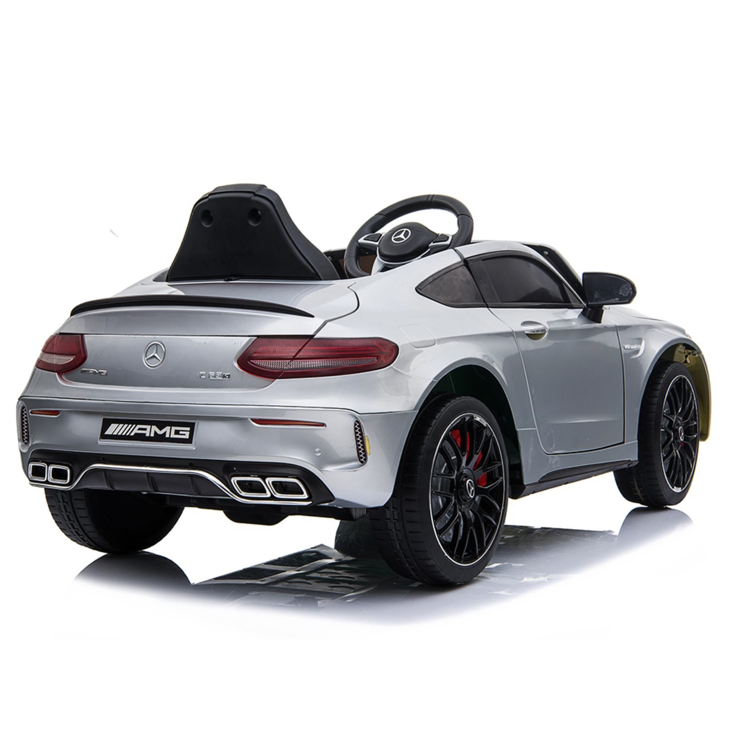 Лицензирана акумулаторна кола Mercedes C63, 80W, 12V7Ah, R/C 2.4G, EVA гуми - Image 7