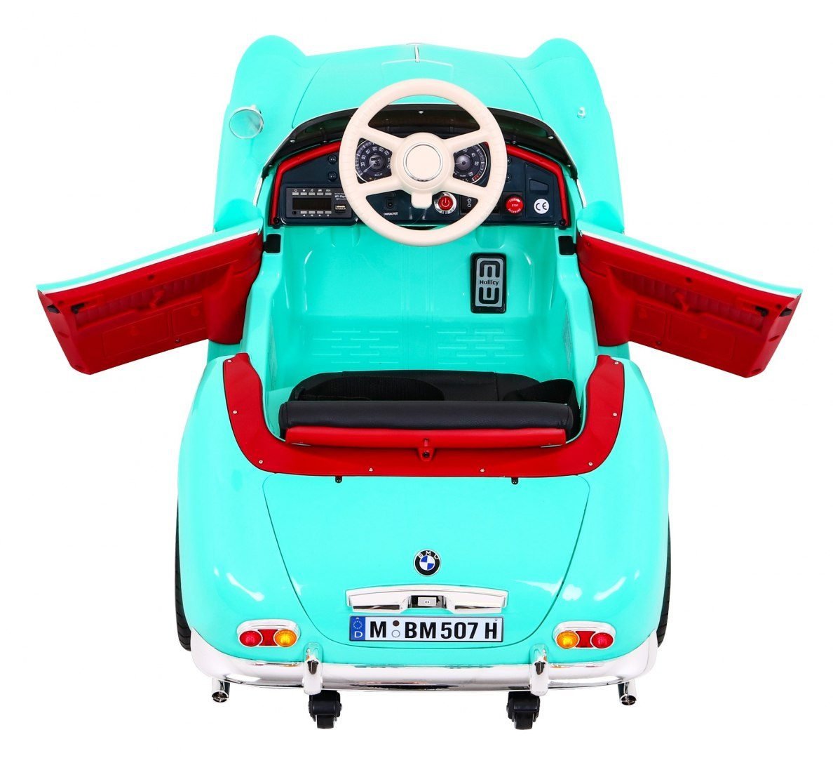 Лицензирана Акумулаторна Кола BMW 507 Retro, 70W, 12V/7Ah, R/C 2.4, EVA гуми - Image 8