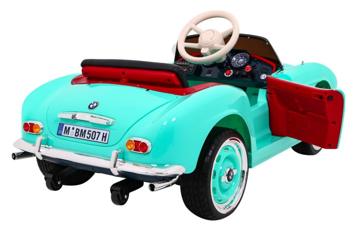 Лицензирана Акумулаторна Кола BMW 507 Retro, 70W, 12V/7Ah, R/C 2.4, EVA гуми - Image 7