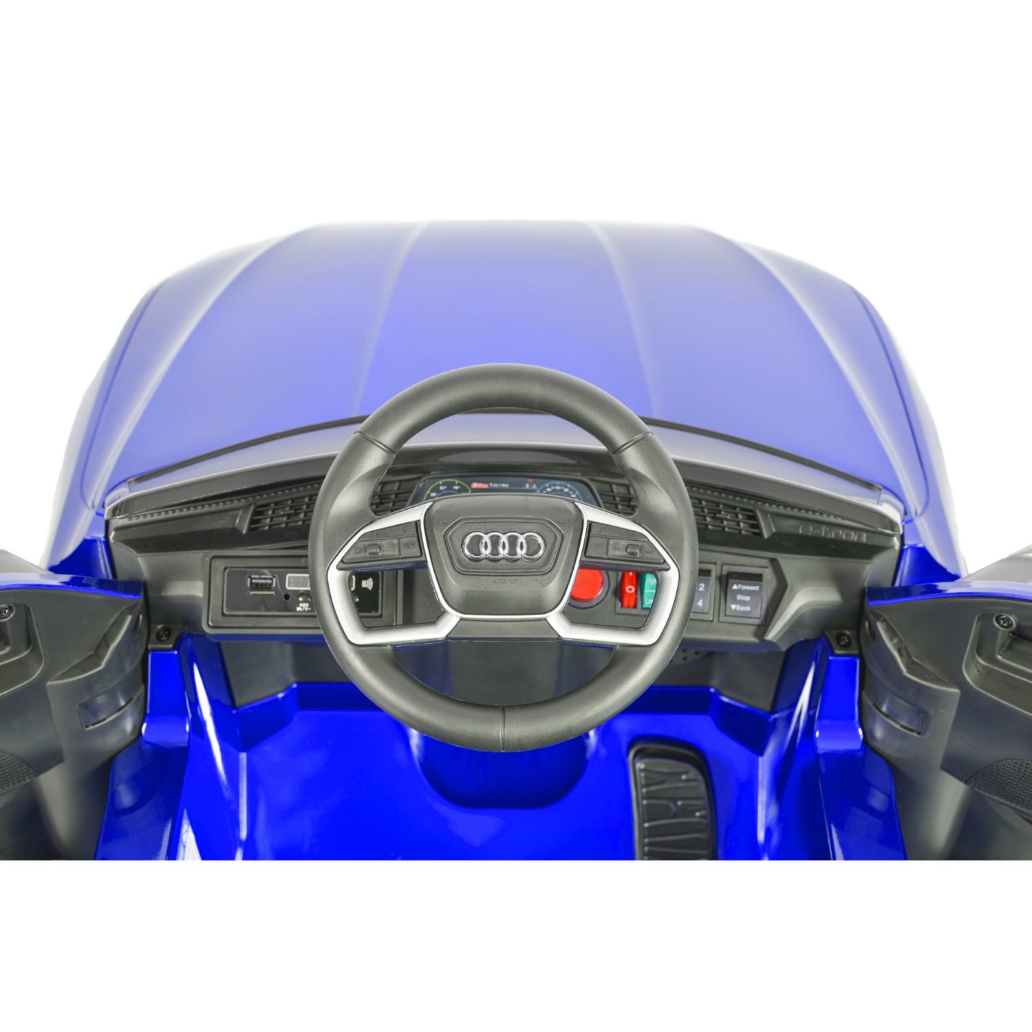 Лицензиран акумулаторен джип Audi Sportback, 12V7AH, R/C 2.4G, EVA гуми - Image 7