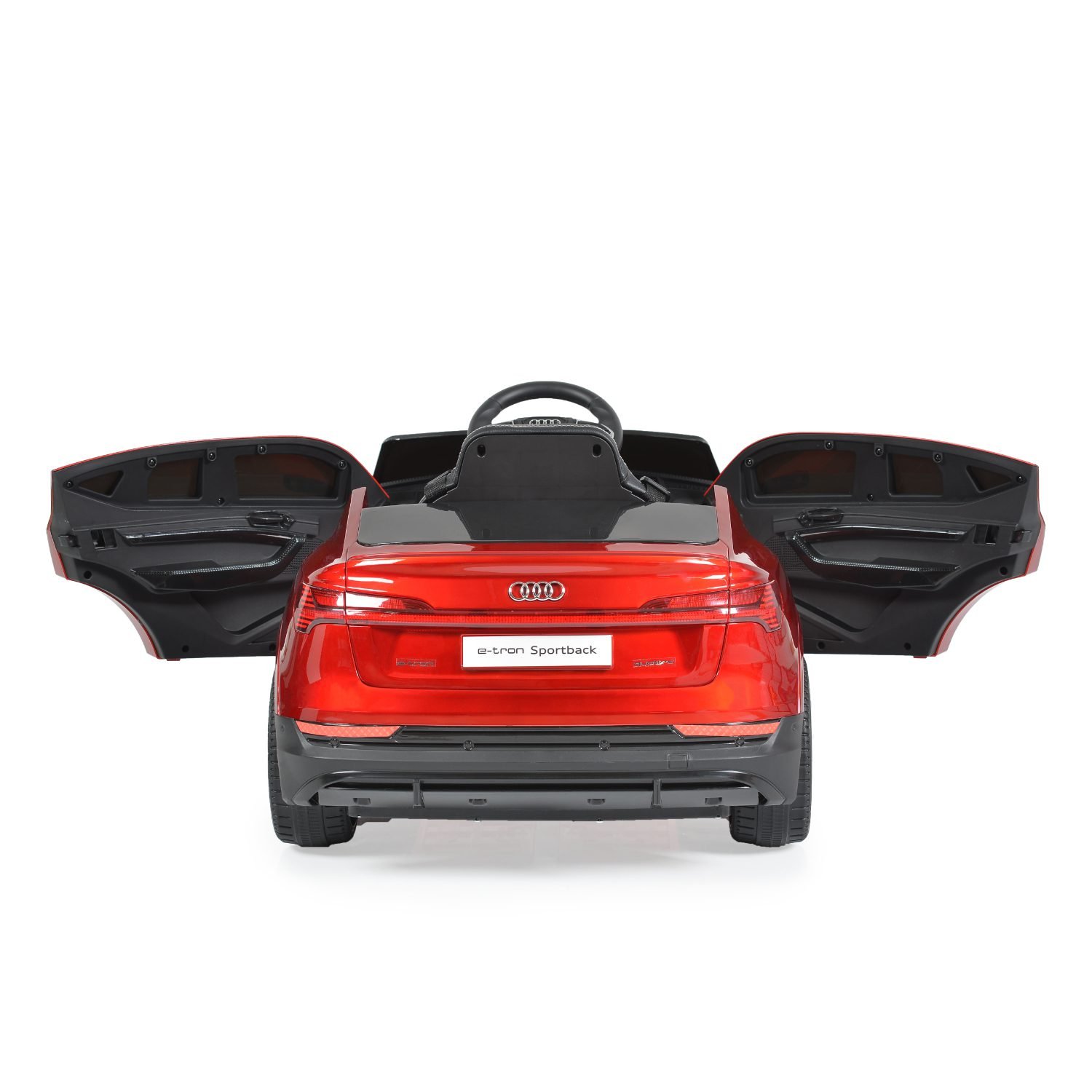 Лицензиран акумулаторен джип Audi Sportback, 12V7AH, R/C 2.4G, EVA гуми - Image 7