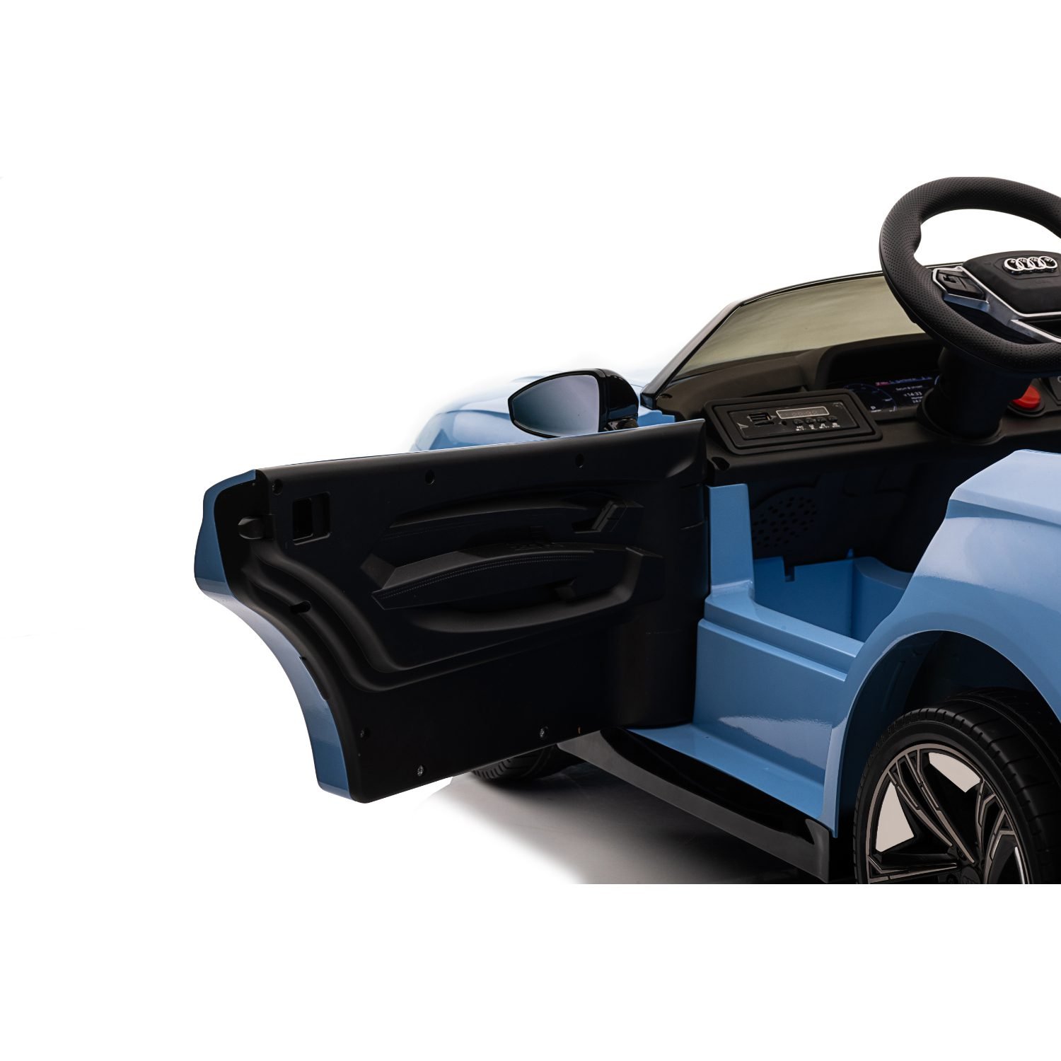 Лицензирана Акумулаторна Кола Audi RS Е-tron, 12V/7Ah, EVA гуми, R/C 2.4G - Image 8