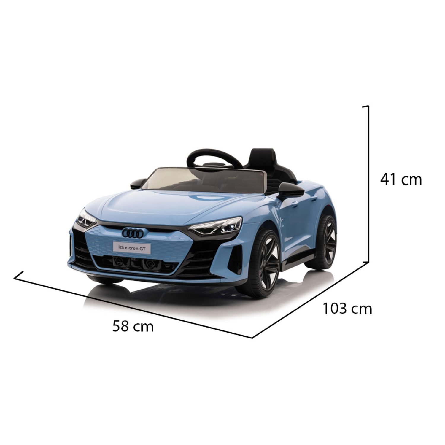 Лицензирана Акумулаторна Кола Audi RS Е-tron, 12V/7Ah, EVA гуми, R/C 2.4G - Image 33