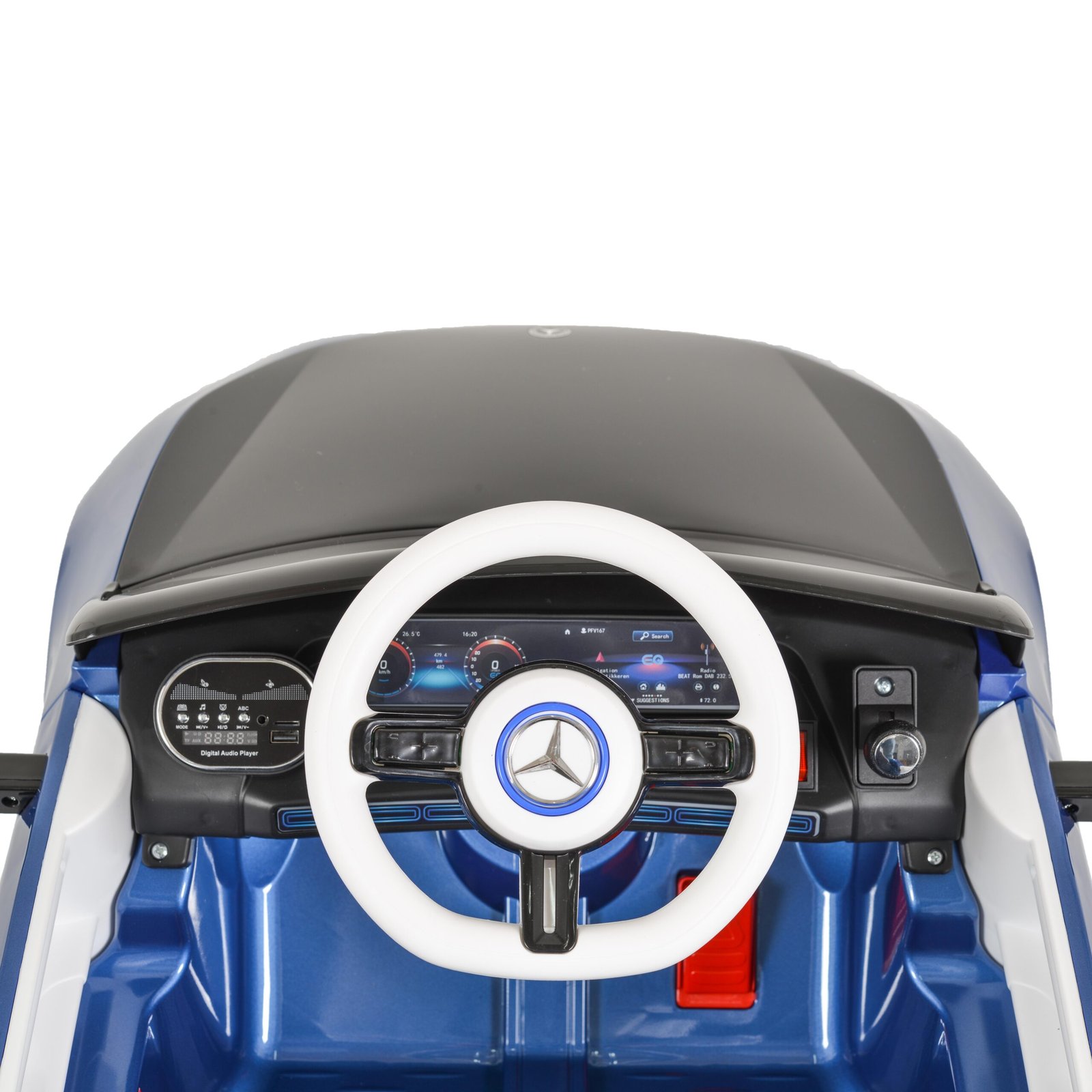 Лицензиран Aкумулаторен Джип Mercedes-Benz EQA, 12V7AH, R/C 2.4G, EVA гуми - Image 15