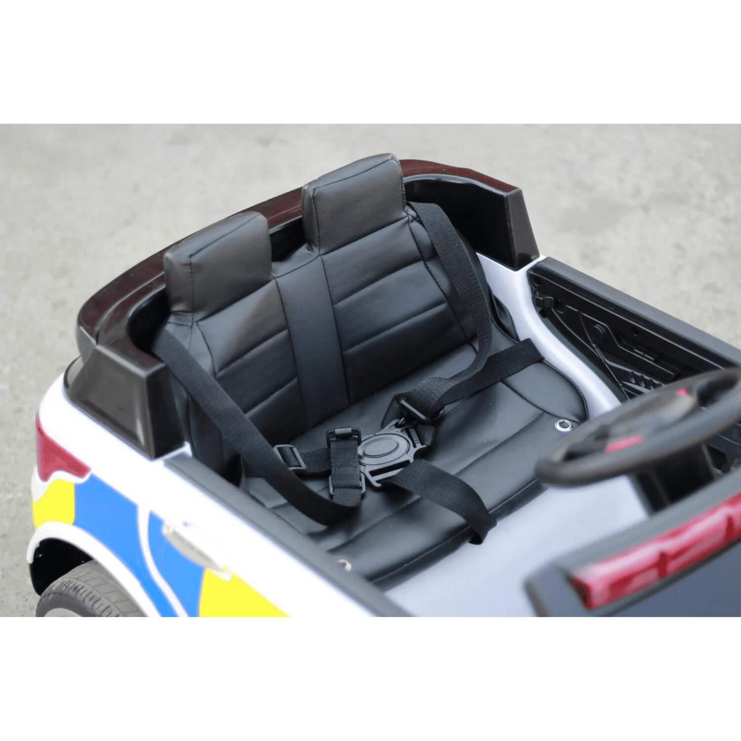 Акумулаторен Полицейски Джип JC002, 90W, 12V/7Ah, R/C 2.4G, EVA гуми - Image 12