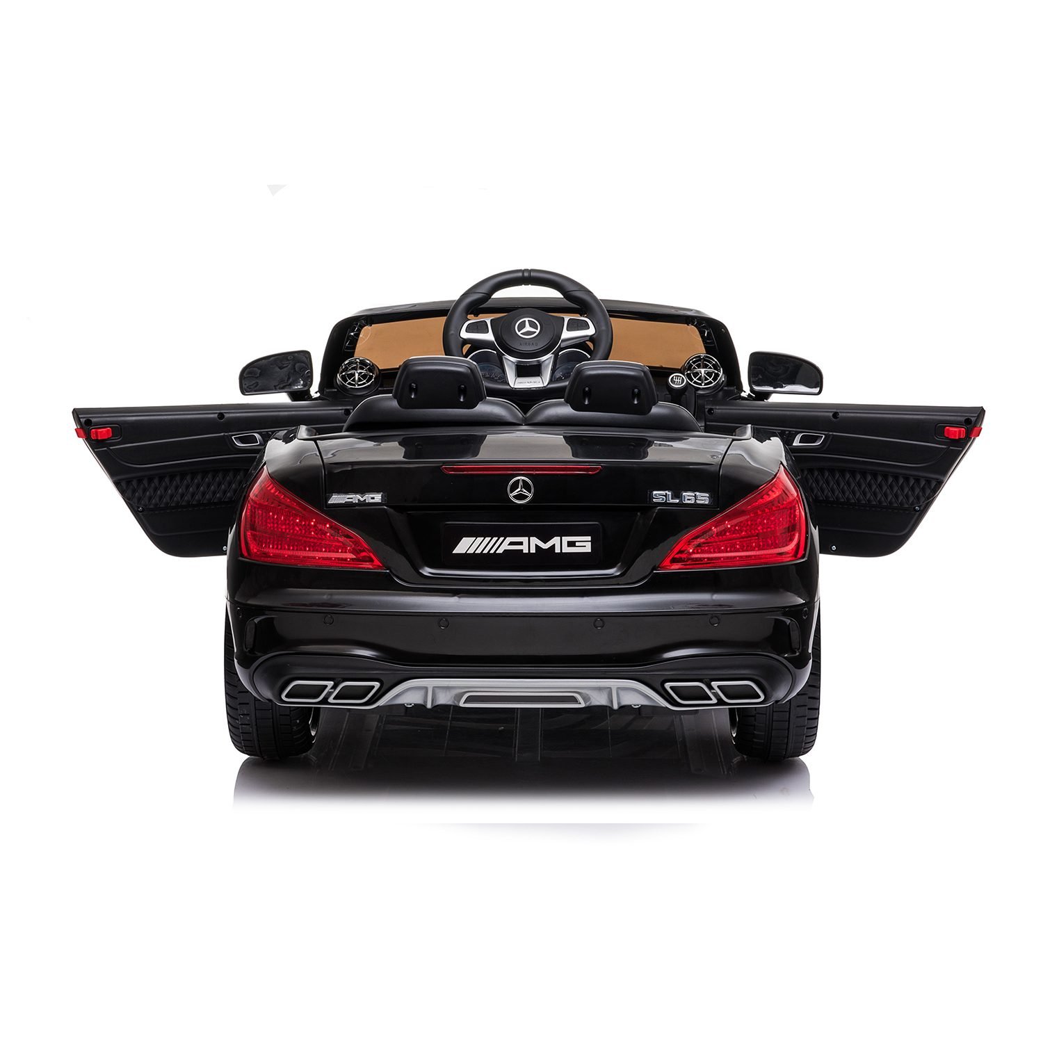 Лицензирана акумулаторна кола Mercedes Benz SL65, 70W, 12V7Ah, R/C 2.4G, EVA гуми - Image 4