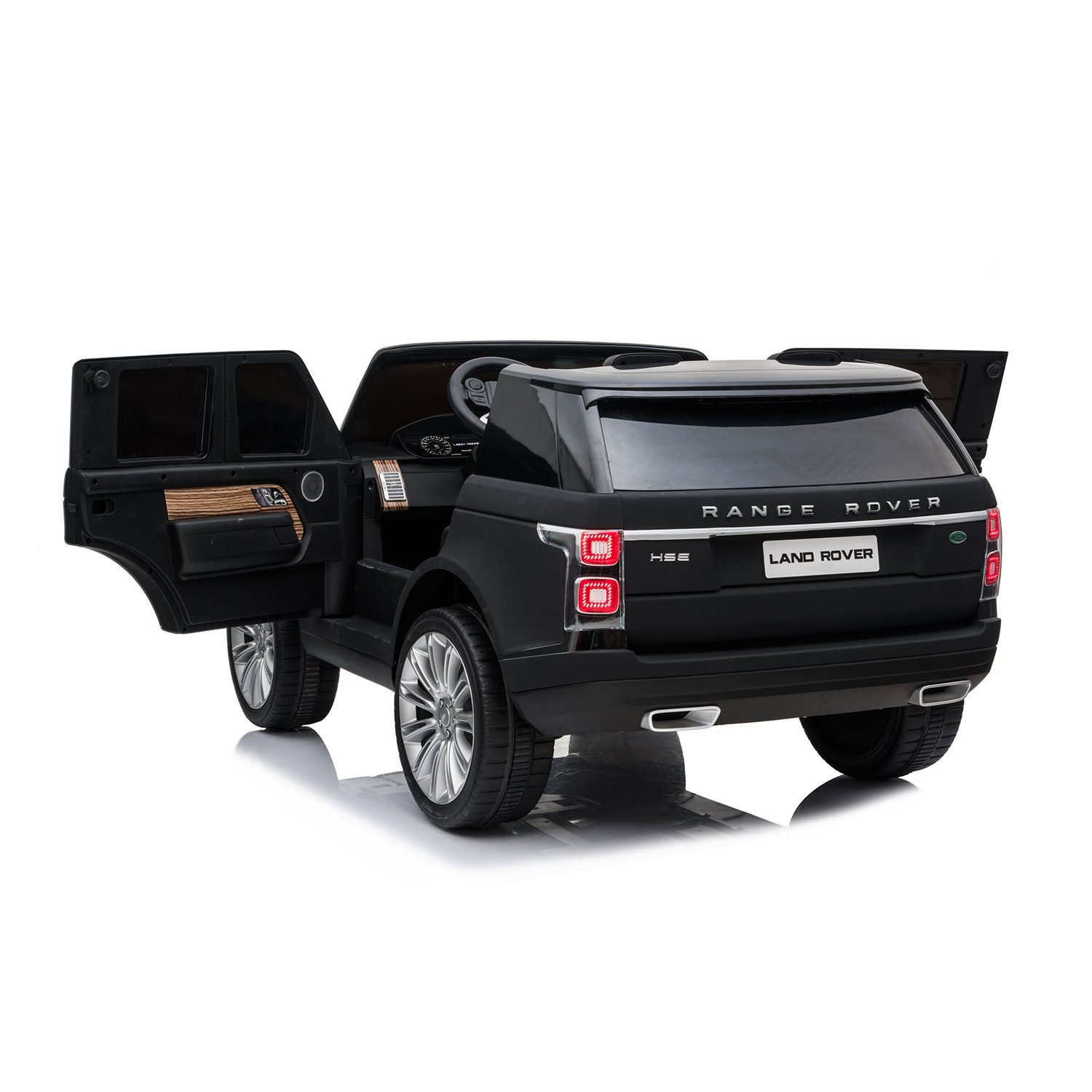 Лицензиран акумулаторна джип Range Rover, 12V, EVA гуми, Кожена седалка - Image 4