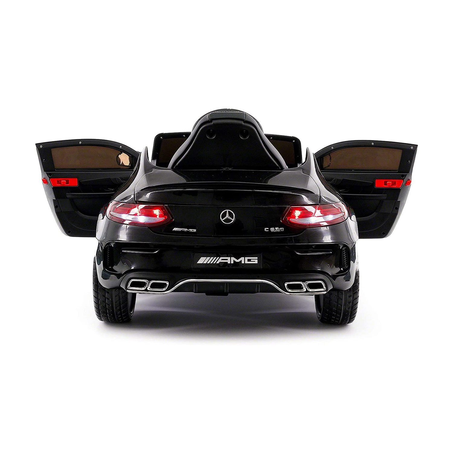 Лицензирана акумулаторна кола Mercedes Benz AMG C63 S, 12V7AH, 80W, R/C – 2.4G, EVA гуми - Image 2