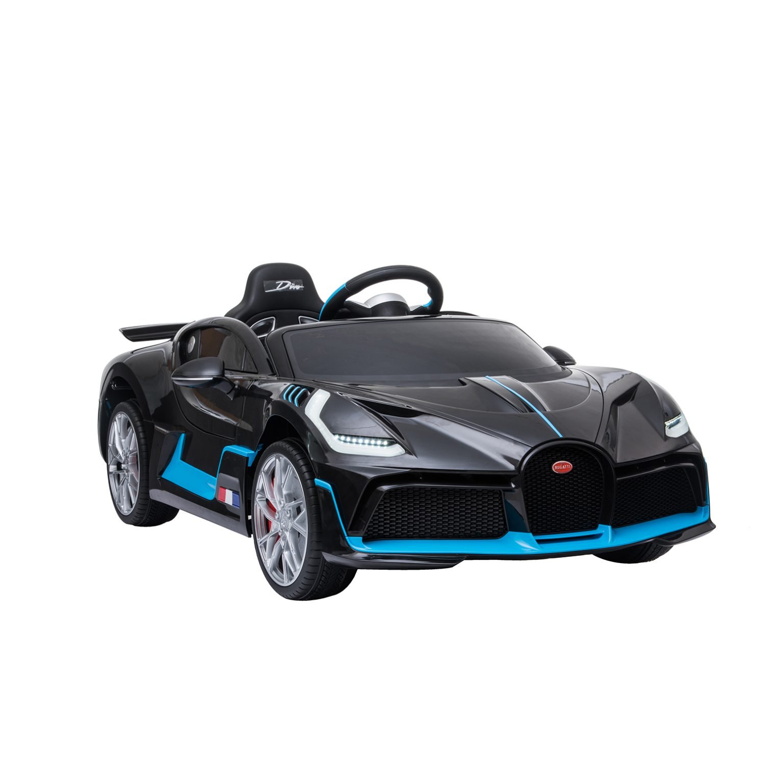 Лицензирана акумулаторна кола Bugatti Divo, 12V/7AH, 70W, R/C 2.4G, EVA гуми - Image 3