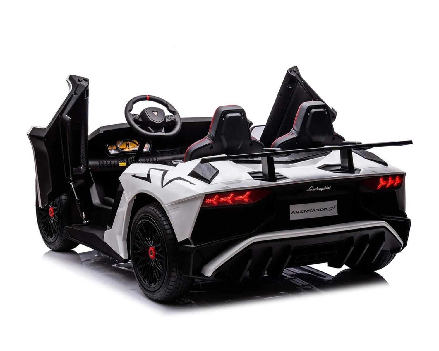 Лицензирана Акумулаторна Кола Lamborghini Aventador SVJ, 110W, 24V10Ah, EVA гуми - Image 5