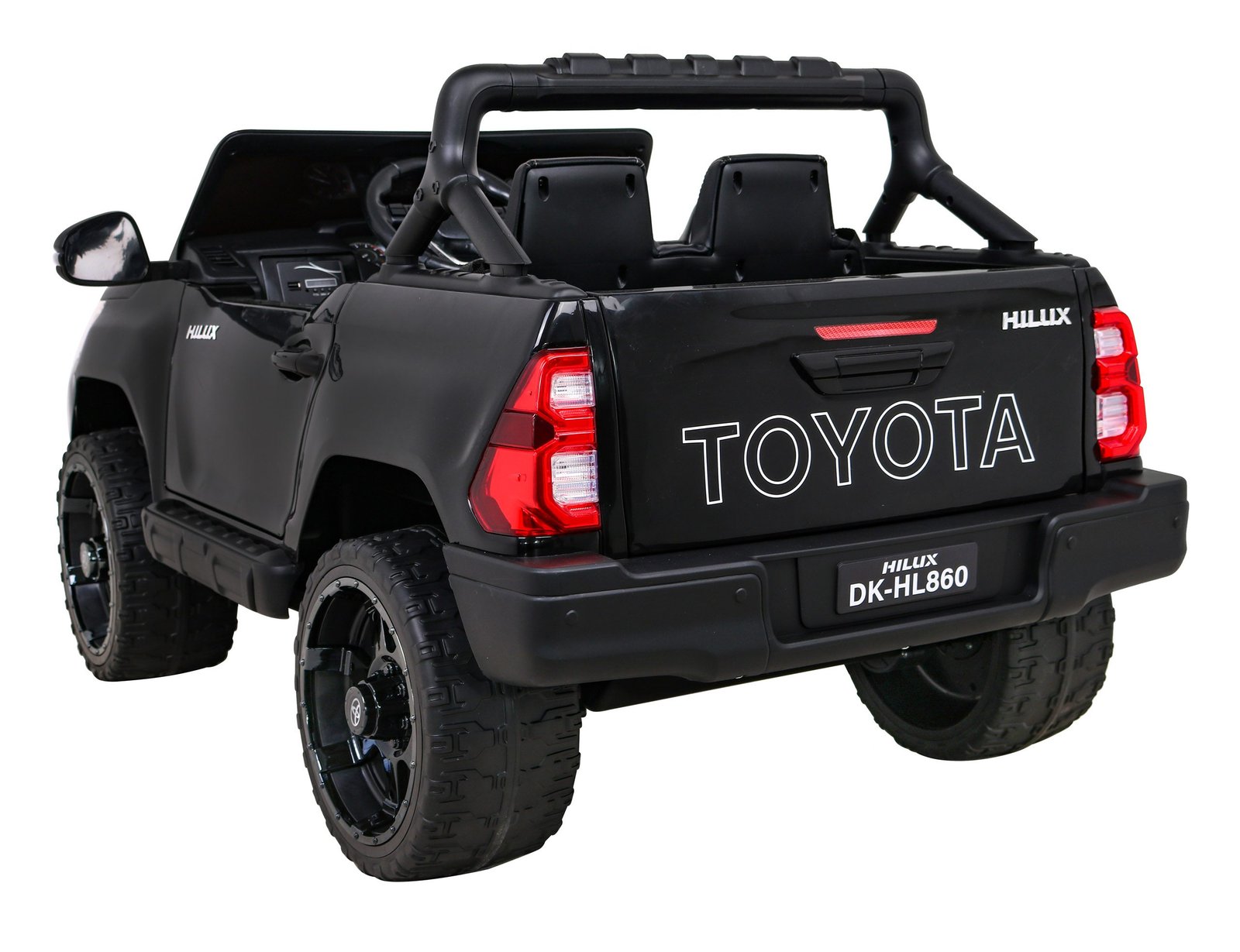 Лицензиран акумулаторен джип Toyota Hilux, 180W, 12V/14Ah, R/C 2.4G, EVA гуми, 4х4 - Image 7