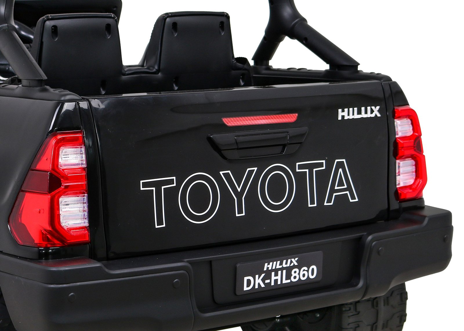 Лицензиран акумулаторен джип Toyota Hilux, 180W, 12V/14Ah, R/C 2.4G, EVA гуми, 4х4 - Image 11
