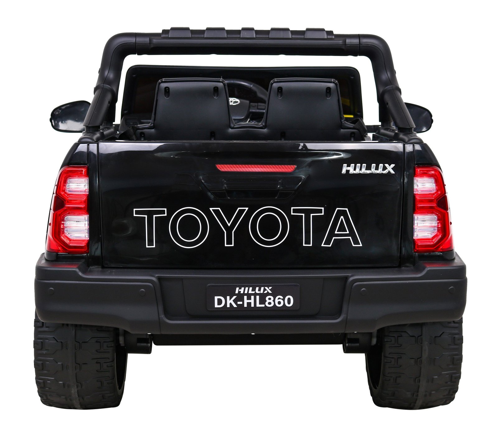 Лицензиран акумулаторен джип Toyota Hilux, 180W, 12V/14Ah, R/C 2.4G, EVA гуми, 4х4 - Image 8