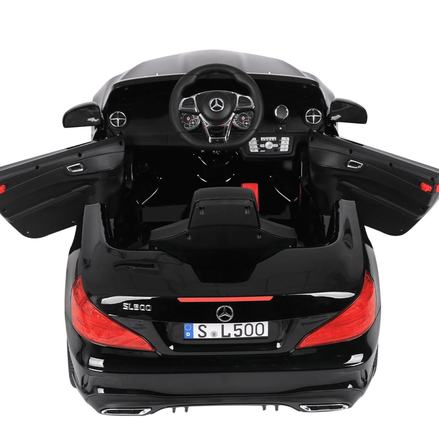 Лицензирана акумулаторна кола Mercedes Benz SL500, 40W, 12V7Ah, R/C 2.4G, EVA гуми - Image 9