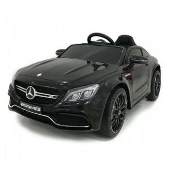 Лицензирана акумулаторна кола Mercedes Benz AMG C63 S, 12V7AH, 80W, R/C – 2.4G, EVA гуми - Image 3