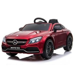 Лицензирана акумулаторна кола Mercedes C63, 80W, 12V7Ah, R/C 2.4G, EVA гуми