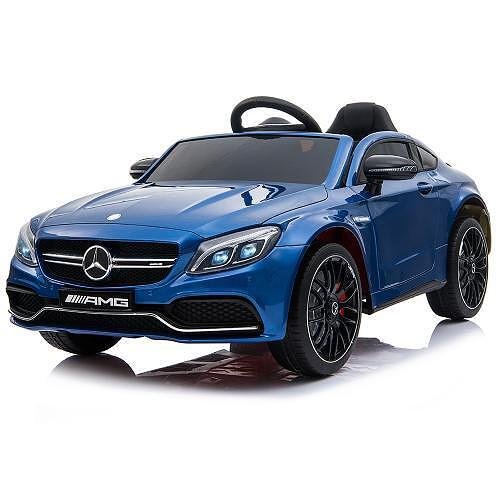 Акумулаторна кола Mercedes C63S QY1588 син металик