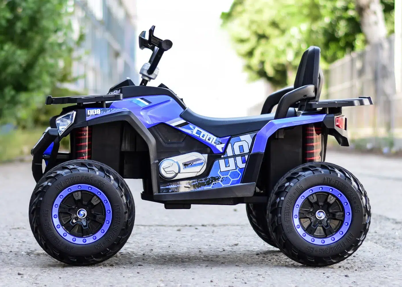 Детско акумулаторно АТВ SuperOffroad, 140W, 12V/7Ah, R/C 2.4, 4х4 - Image 5