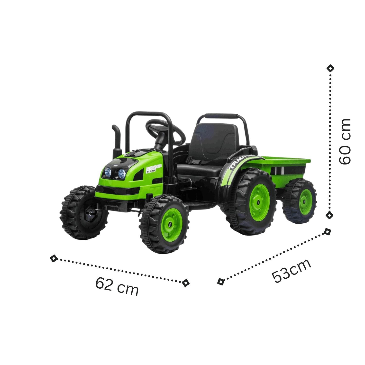 Детски Акумулаторен Трактор, 70W, 12V/7AH, R/C 2.4G - Image 15