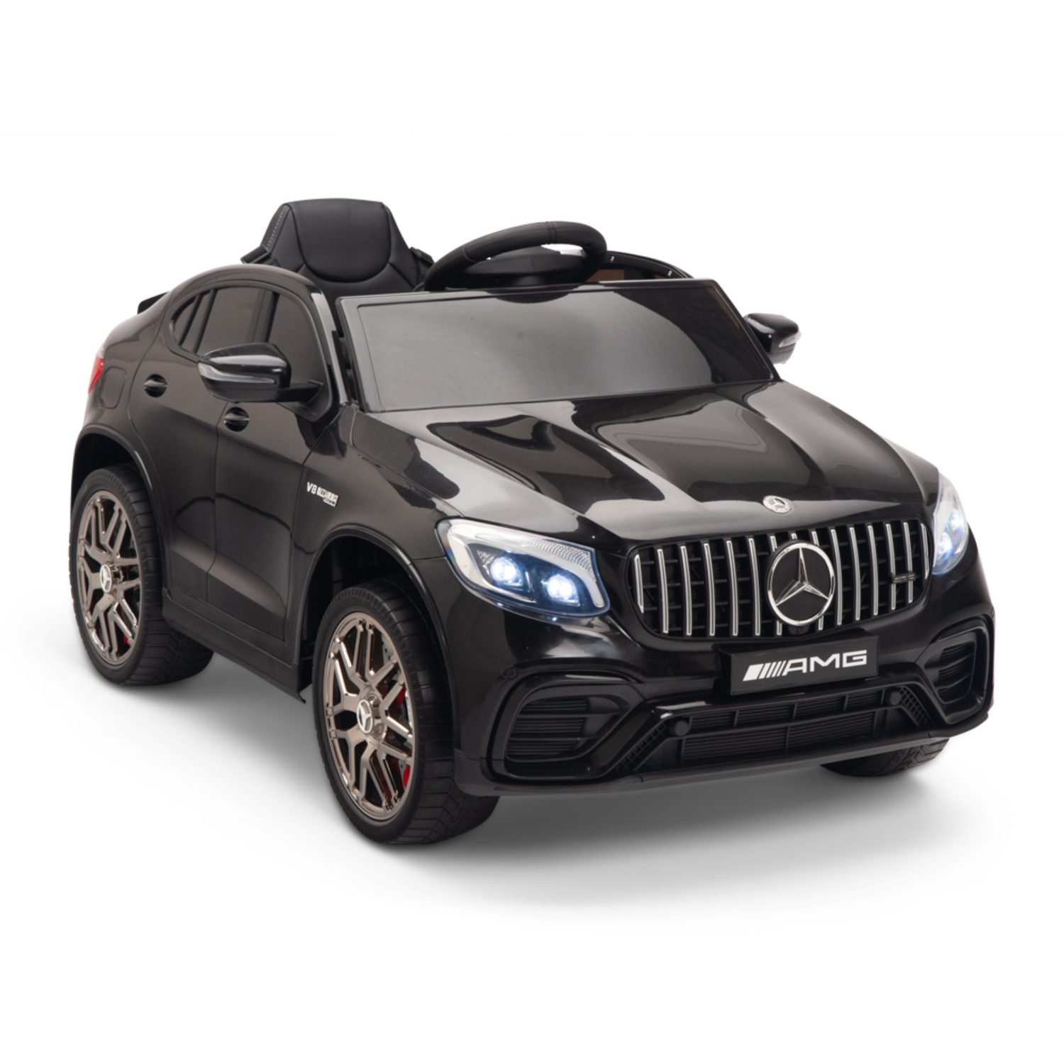 Лицензиран акумулаторен джип Mercedes GLC 63S AMG, 12V7Ah, R/C 2,4G, EVA гуми - Image 7