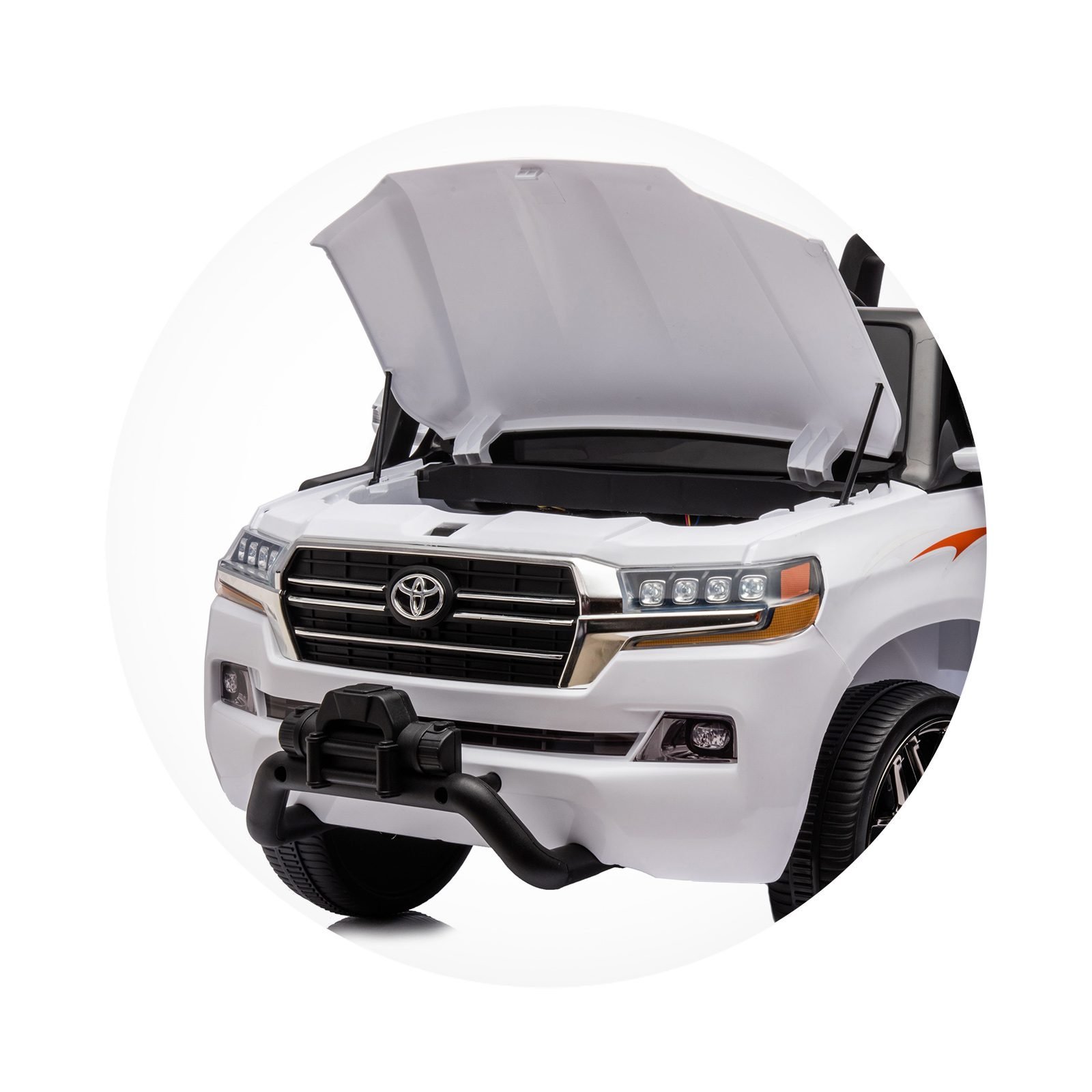 Лицензирана Акумулаторна Кола Toyota Land Cruiser, 50W, 12V/4AH, R/C 2.4G, EVA гуми - Image 15