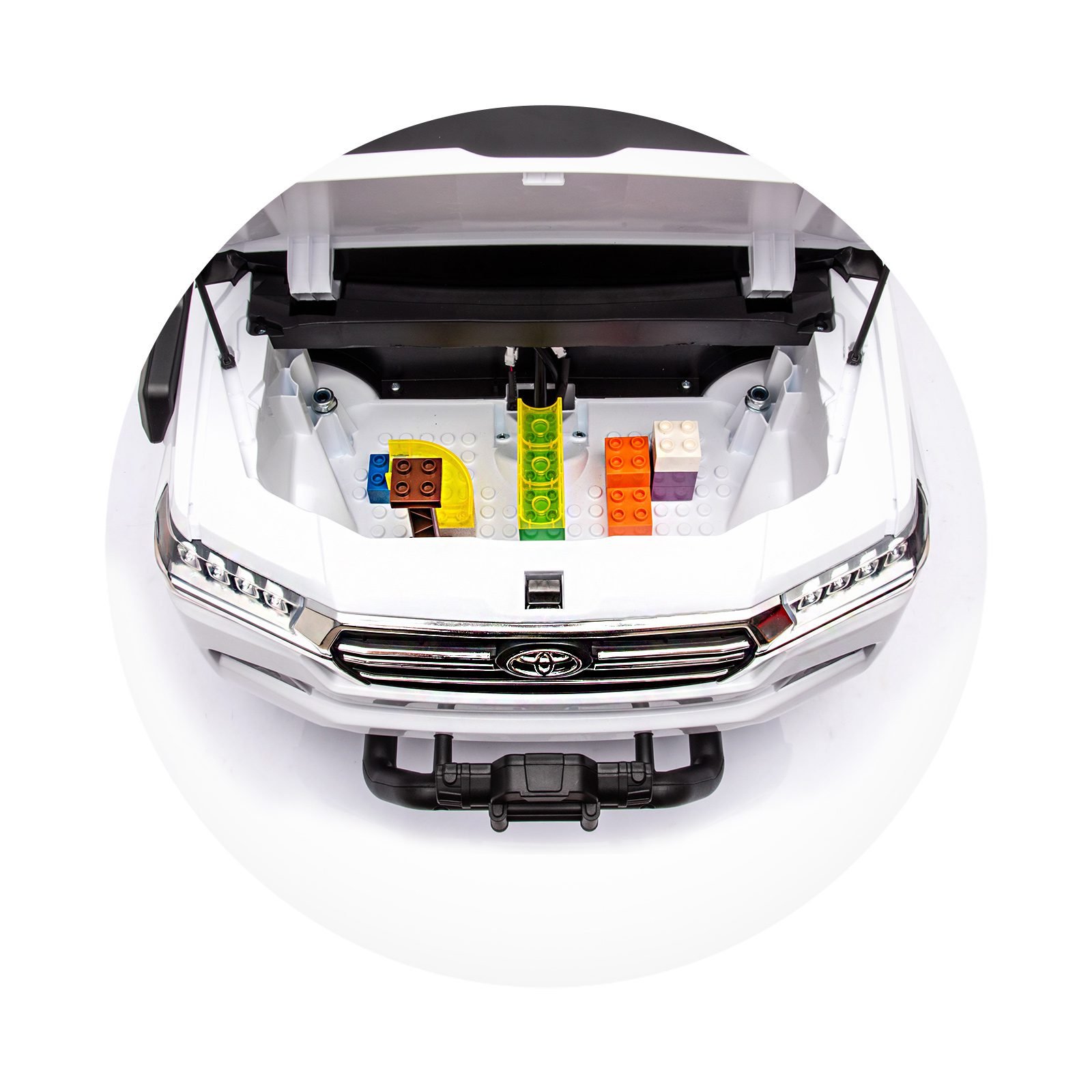 Лицензирана Акумулаторна Кола Toyota Land Cruiser, 50W, 12V/4AH, R/C 2.4G, EVA гуми - Image 5