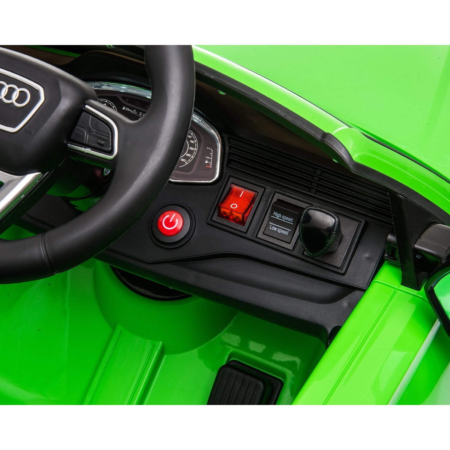 Лицензиран акумулаторен джип Audi RSQ8, 70W, 12V7AH, R/C 2.4G, EVA гуми - Image 5
