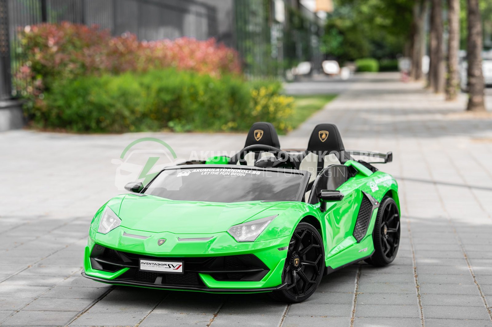 Лицензирана акумулаторна кола Lamborghini Aventador SVJ 2026, Drift, 24V7AH, 600W, R/C 2.4 G, EVA гуми - Image 6