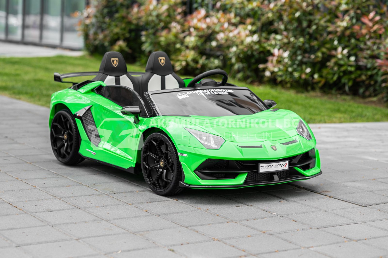 Лицензирана акумулаторна кола Lamborghini Aventador SVJ 2026, Drift, 24V7AH, 600W, R/C 2.4 G, EVA гуми - Image 16