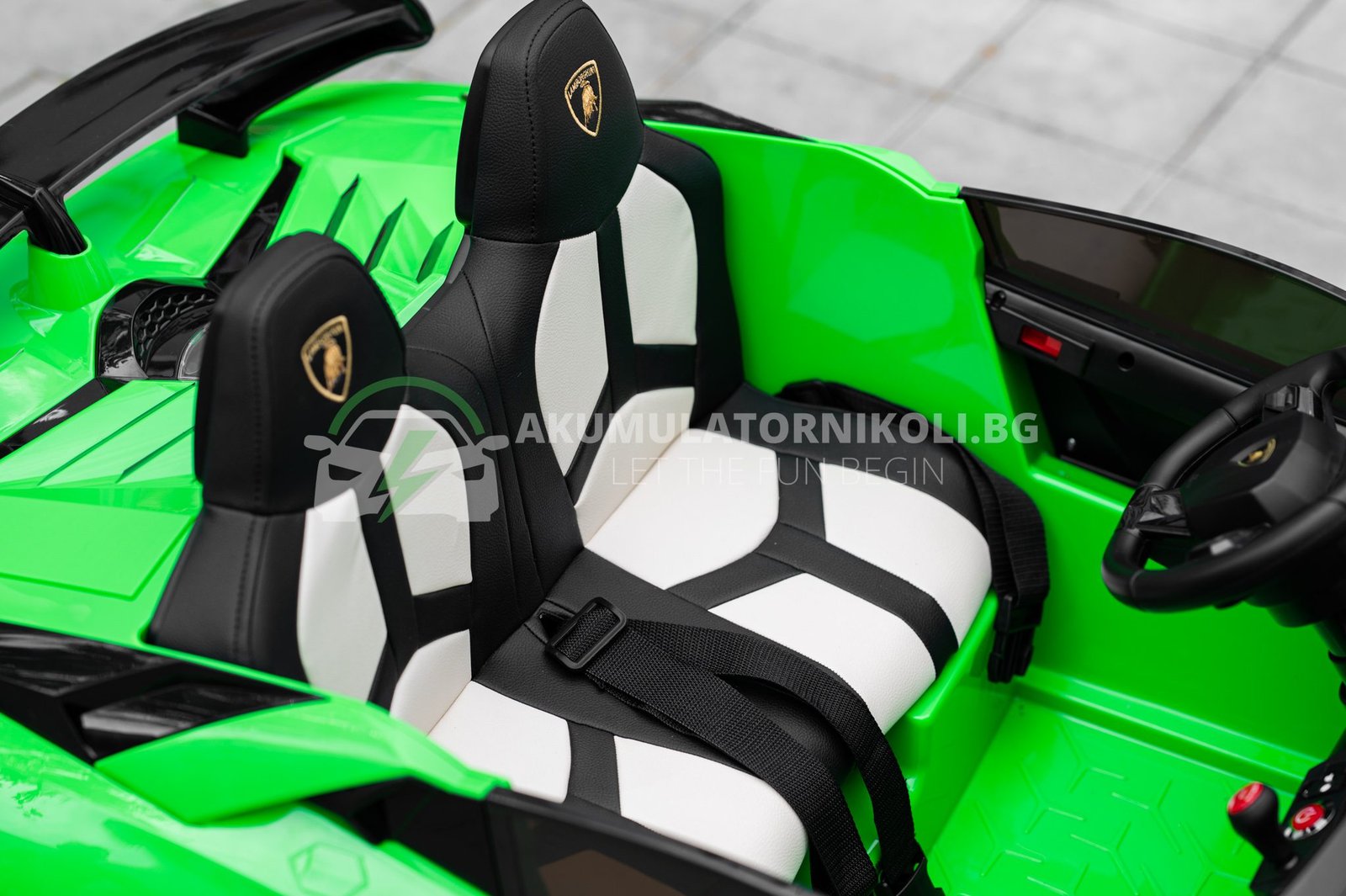 Лицензирана акумулаторна кола Lamborghini Aventador SVJ 2026, Drift, 24V7AH, 600W, R/C 2.4 G, EVA гуми - Image 21