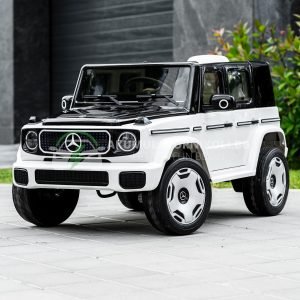 Лицензиран Акумулаторен Джип Mercedes EQG 2026, 140W, 12V/9Ah, 4x4, EVA гуми