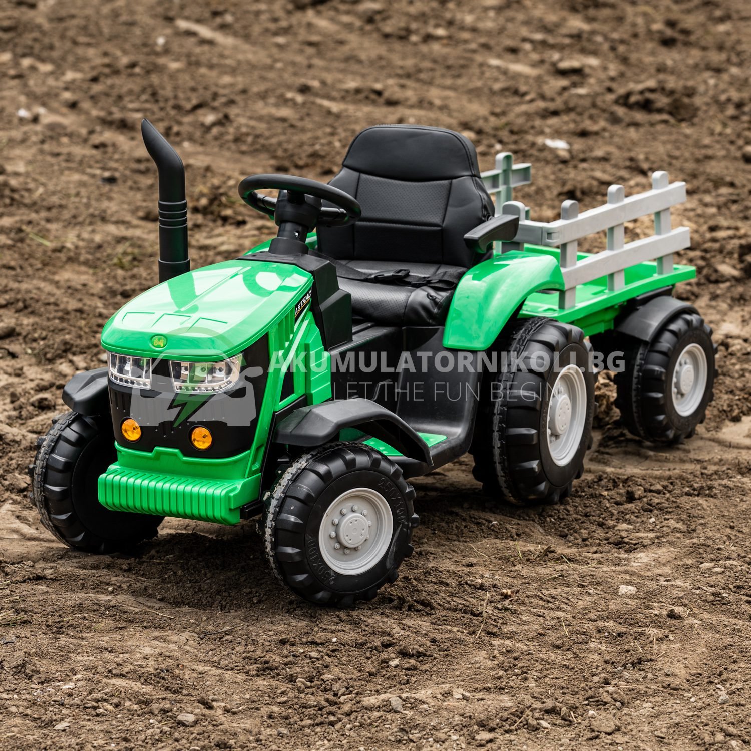 Детски Акумулаторен Трактор Rancher 2026, EVA Гуми, 100W, 12V/7Ah, R/C 2.4 G - Image 2