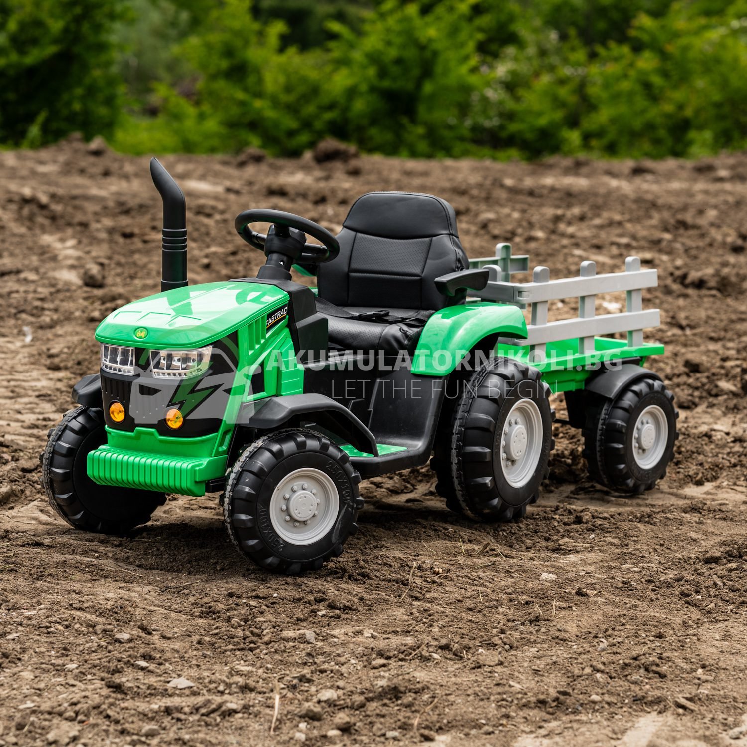 Детски Акумулаторен Трактор Rancher 2026, EVA Гуми, 100W, 12V/7Ah, R/C 2.4 G - Image 5