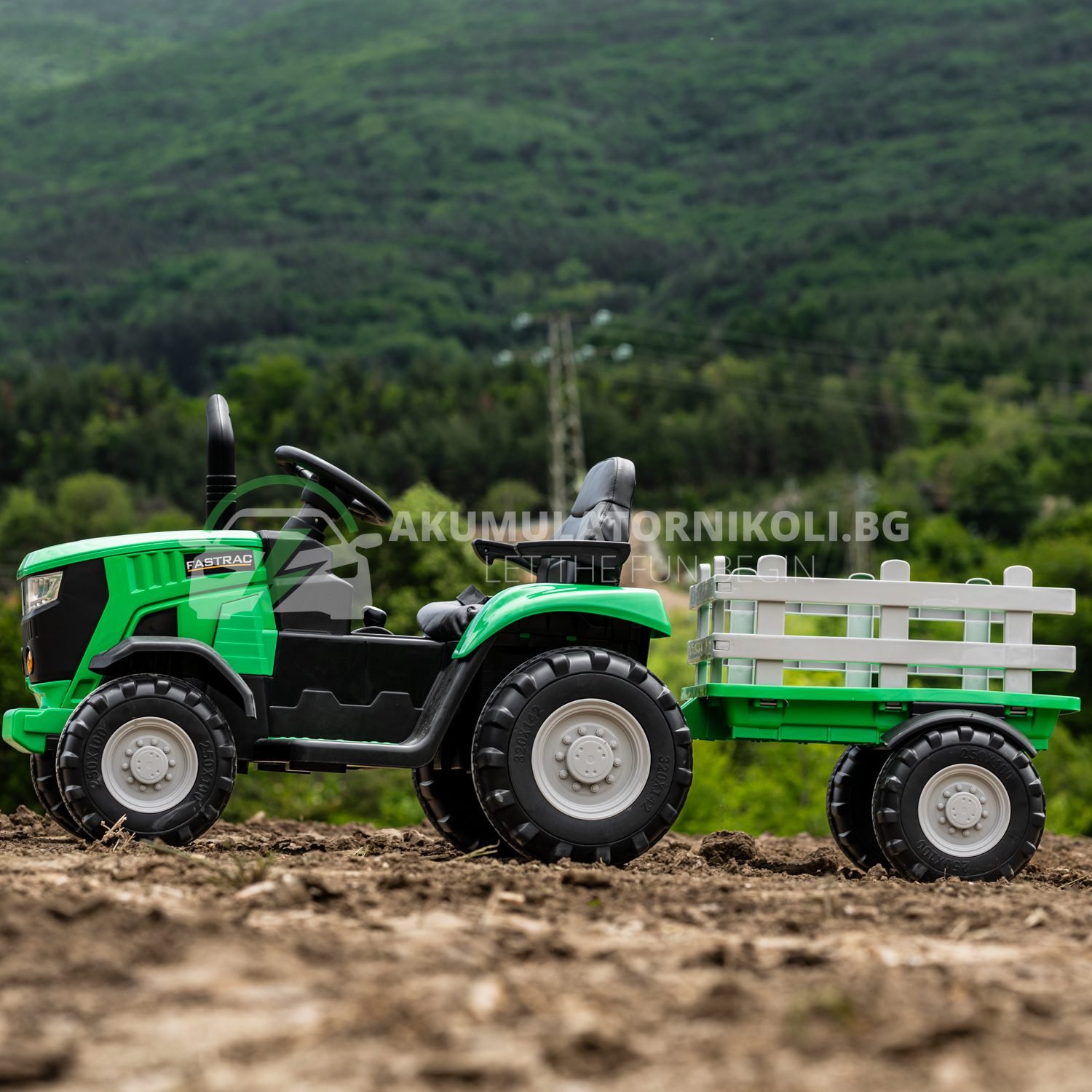 Детски Акумулаторен Трактор Rancher 2026, EVA Гуми, 100W, 12V/7Ah, R/C 2.4 G - Image 12
