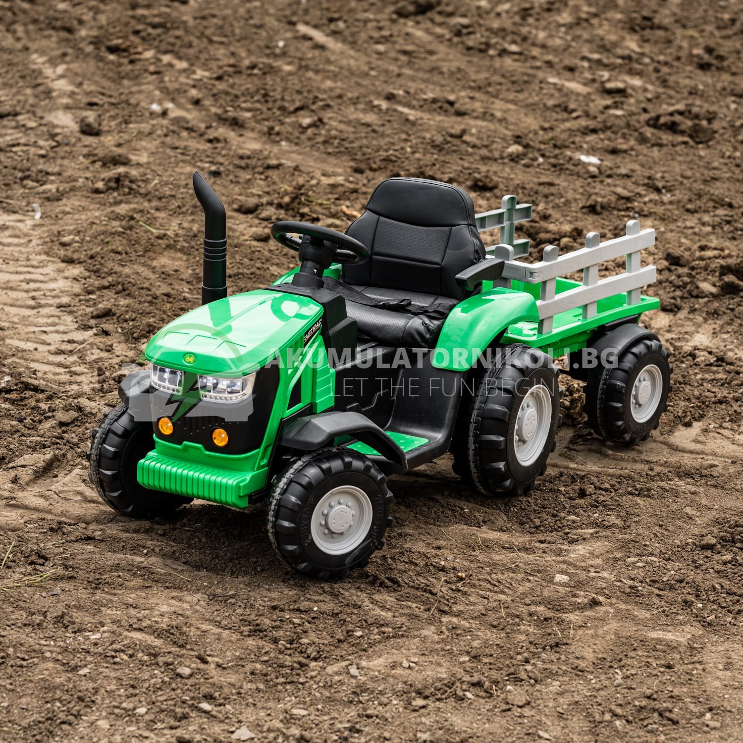 Детски Акумулаторен Трактор Rancher 2026, EVA Гуми, 100W, 12V/7Ah, R/C 2.4 G - Image 14