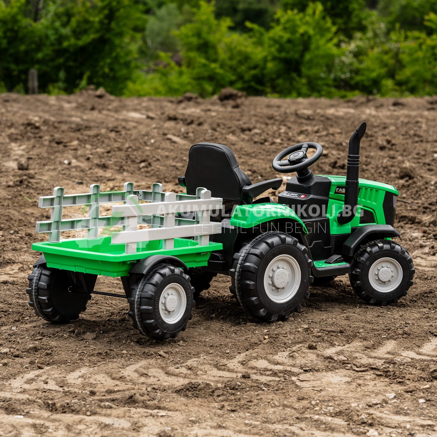Детски Акумулаторен Трактор Rancher 2026, EVA Гуми, 100W, 12V/7Ah, R/C 2.4 G - Image 7