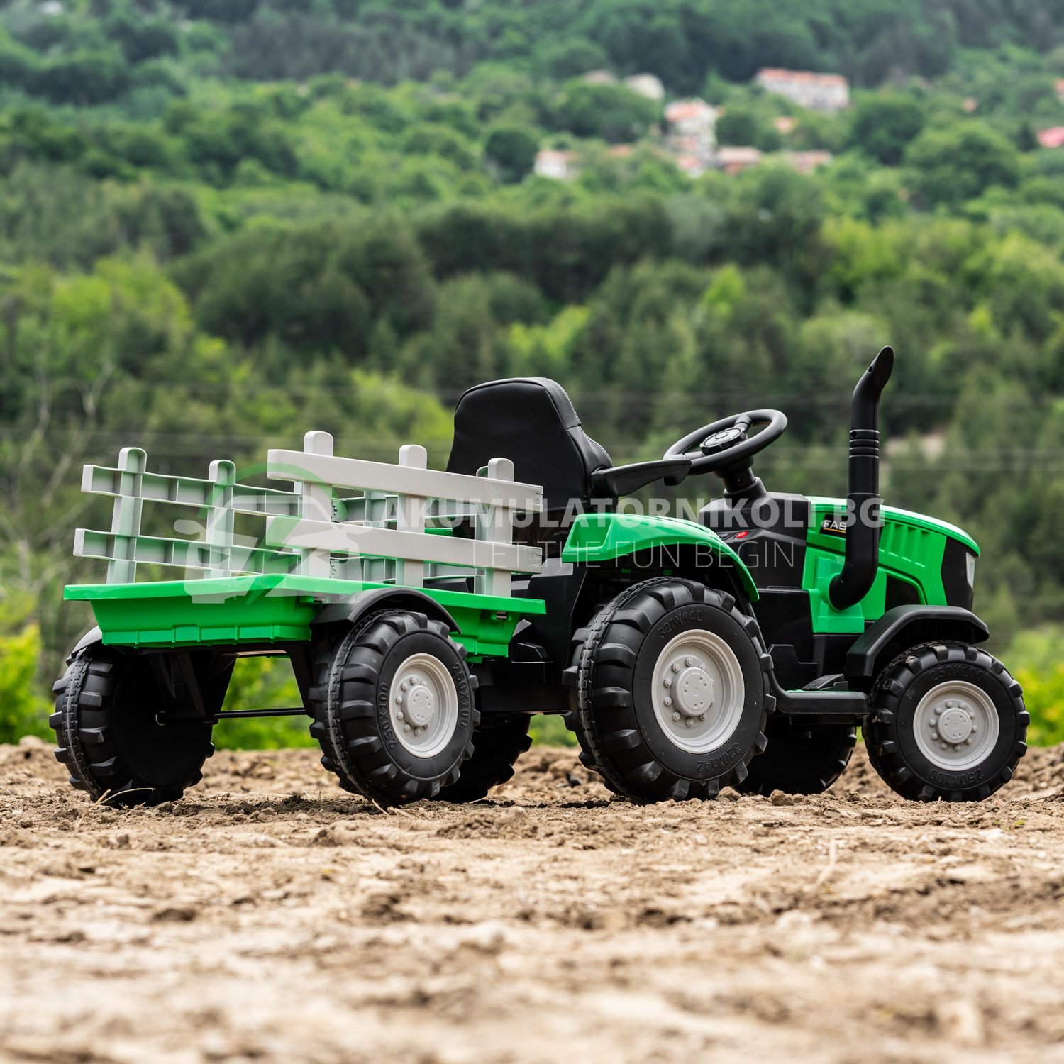 Детски Акумулаторен Трактор Rancher 2026, EVA Гуми, 100W, 12V/7Ah, R/C 2.4 G - Image 16