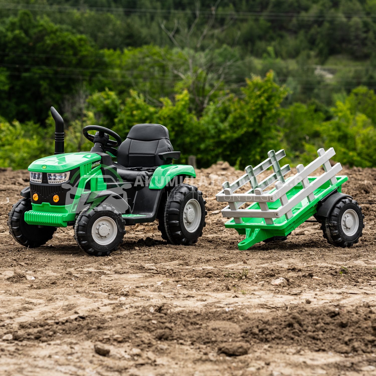 Детски Акумулаторен Трактор Rancher 2026, EVA Гуми, 100W, 12V/7Ah, R/C 2.4 G - Image 11