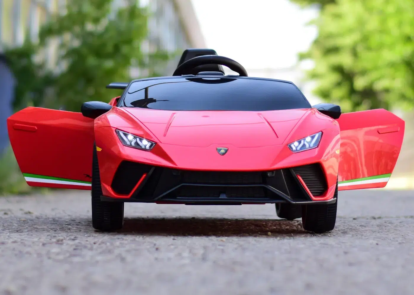 Лицензирана Акумулаторна Кола Lamborghini Huracan, 120W, 12V/4.5Ah, R/C 2.4G, EVA гуми, 4х4 - Image 5