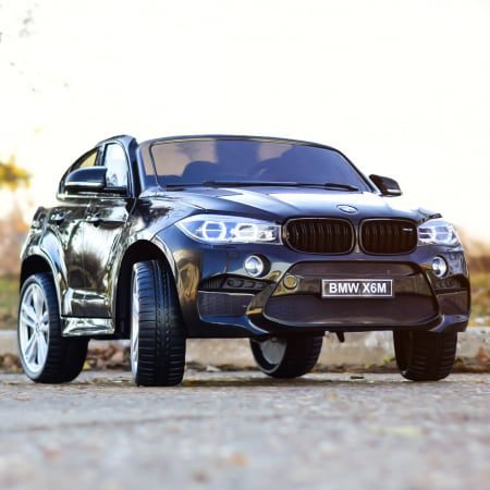 Лицензиран акумулаторен джип BMW X6M, 240W, 12V10Ah, R/C 2.4G, EVA гуми - Image 2