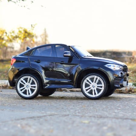Лицензиран акумулаторен джип BMW X6M, 240W, 12V10Ah, R/C 2.4G, EVA гуми - Image 4
