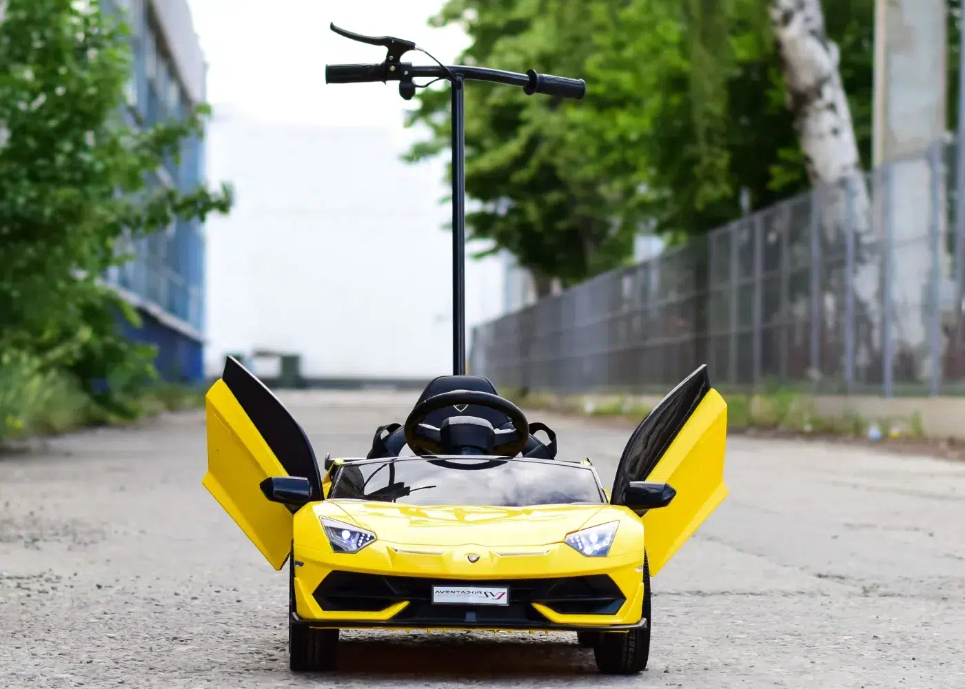 Лицензирана Акумулаторна Кола Lamborghini Aventador SVJ Hoverboard, 70W, 12V/14Ah, R/C 2.4G, EVA гуми - Image 5