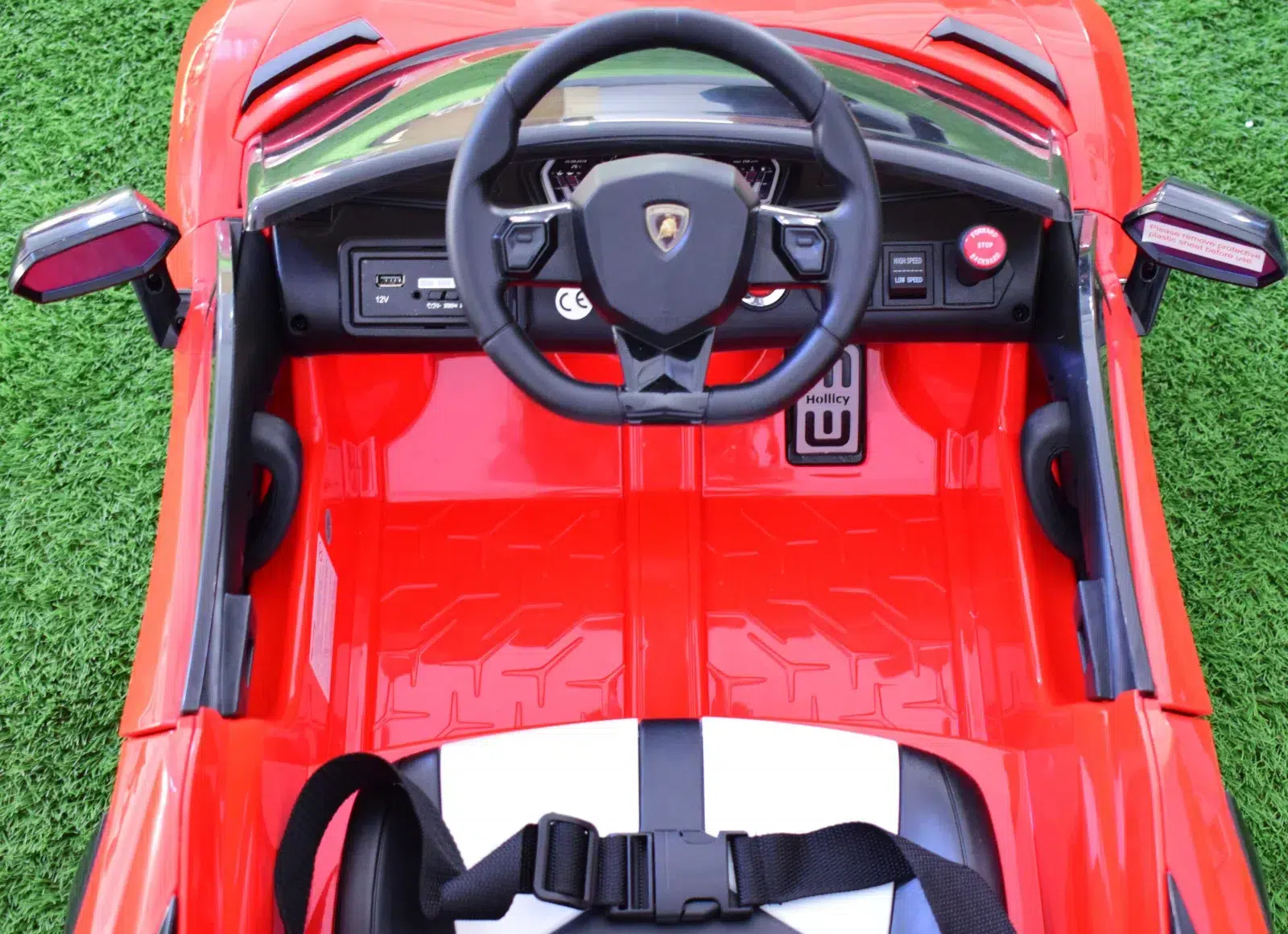 Лицензирана Акумулаторна Кола Lamborghini Aventador SVJ Hoverboard, 70W, 12V/14Ah, R/C 2.4G, EVA гуми - Image 20