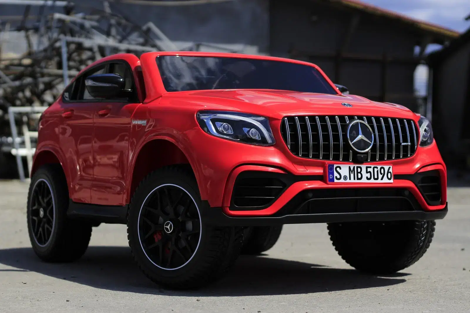 Лицензиран Акумулаторен Джип Mercedes GLC63S AMG XXL, 180W, 12V/14Ah, R/C 2.4G, EVA гуми, 4х4 - Image 2
