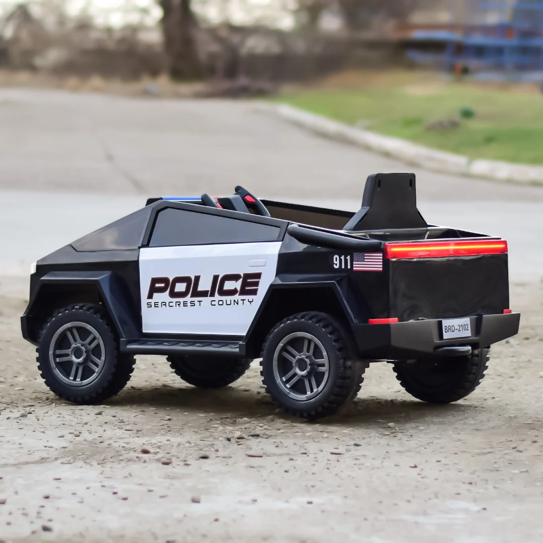 Детска Акумулаторна Кола POLICE BJ2102, 90W, 12V/7Ah, R/C 2.4 - Image 15