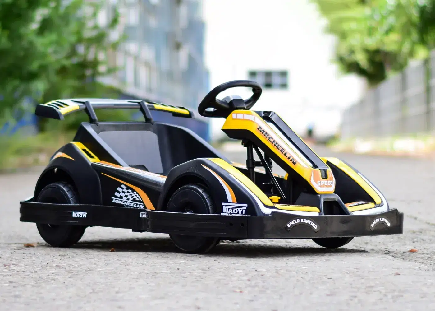 Детски Акумулаторен Картинг Racing Kart, 90W, 12V/7Ah, EVA гуми, R/C 2.4 - Image 4