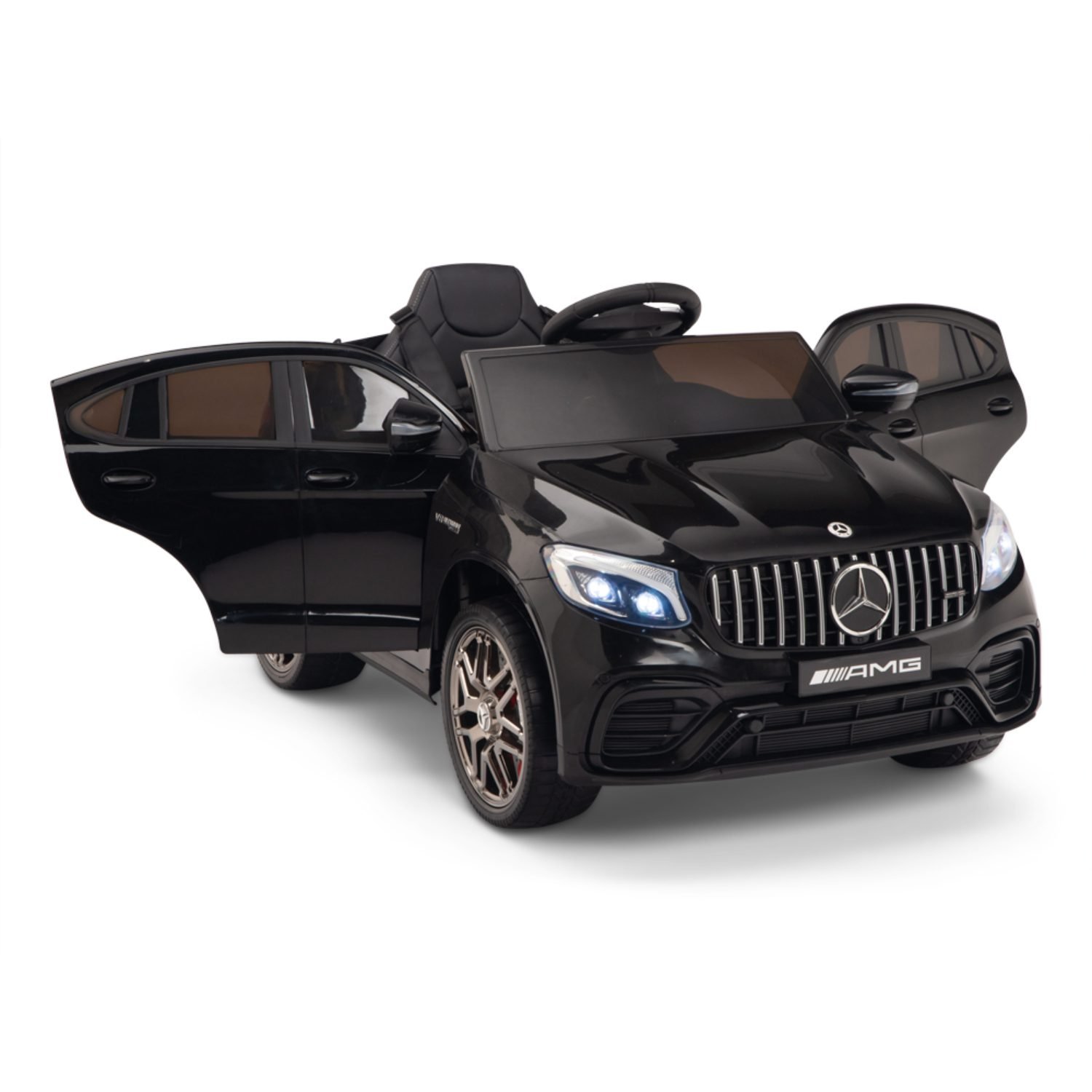 Лицензиран акумулаторен джип Mercedes GLC 63S AMG, 12V7Ah, R/C 2,4G, EVA гуми - Image 3