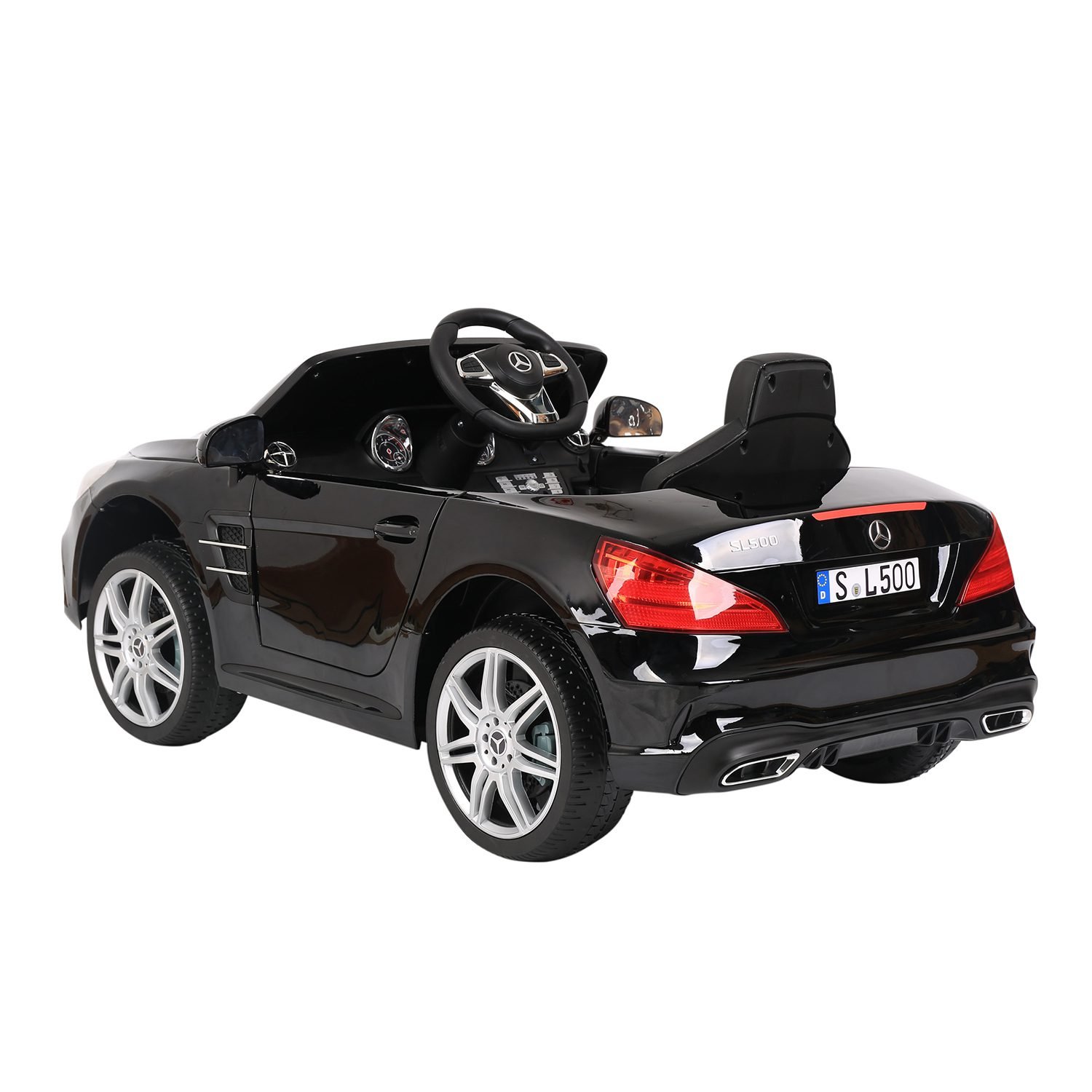 Лицензирана акумулаторна кола Mercedes Benz SL500, 40W, 12V7Ah, R/C 2.4G, EVA гуми - Image 2