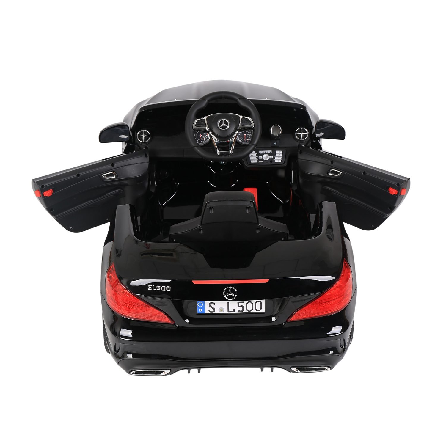 Лицензирана акумулаторна кола Mercedes Benz SL500, 40W, 12V7Ah, R/C 2.4G, EVA гуми - Image 4